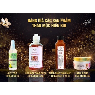 100k 3 chai Tinh chất thảo mộc Hiền Bùi