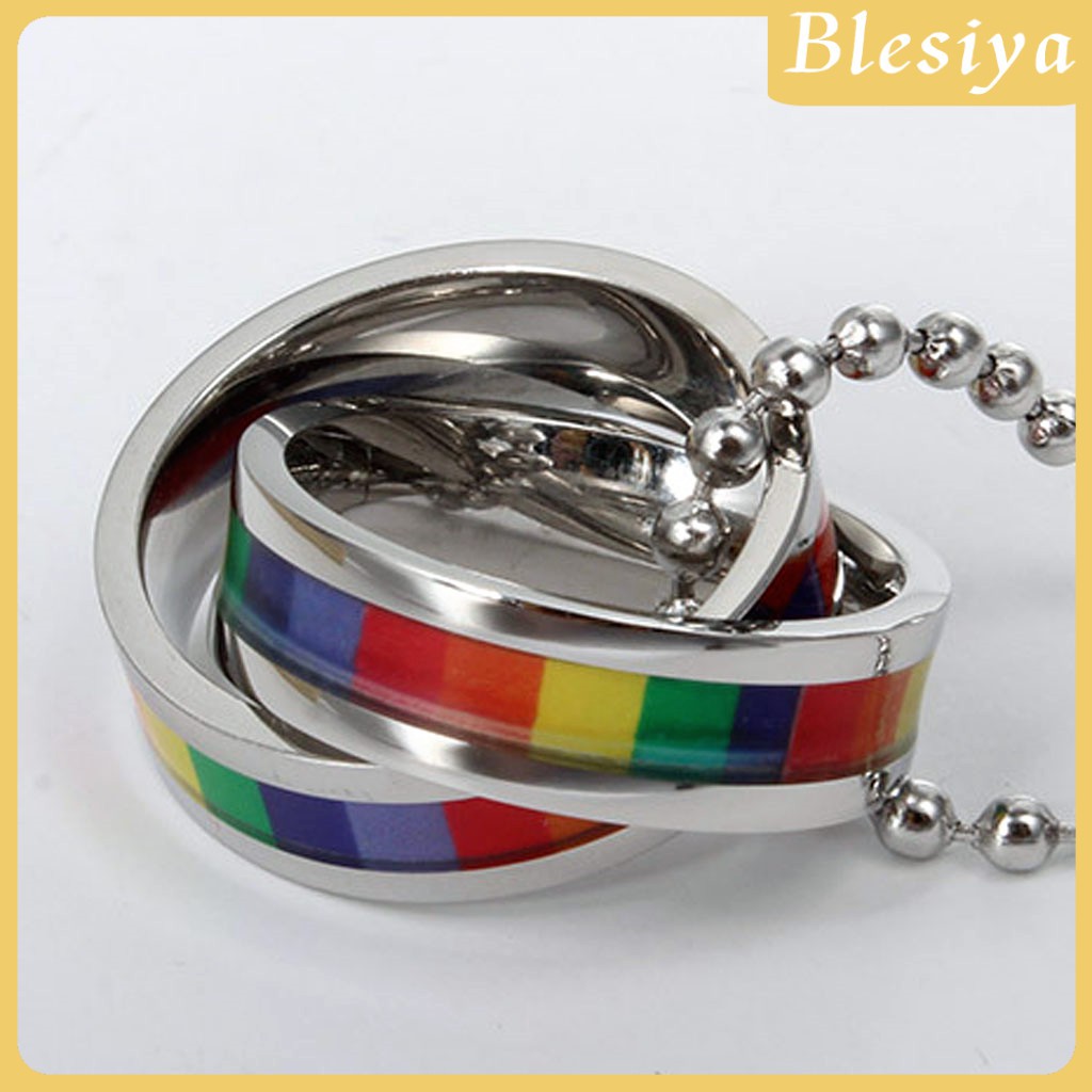 Vòng cổ Mặt Nhẫn Cầu Vồng LGBT