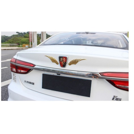 Cặp đôi cánh đại bàng 3D hình chim ó dang trang trí sticker kim loại crom chrome dán xe hơi ô tô thời trang