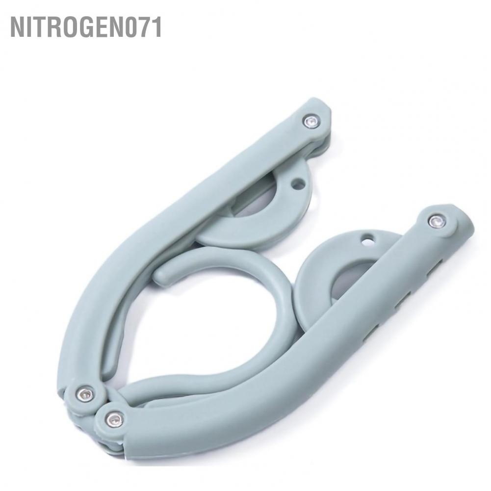 Nitrogen071 Gấp Móc treo quần áo Giá phơi nhựa đa chức năng Giặt là ngoài trời cho hộ gia đình