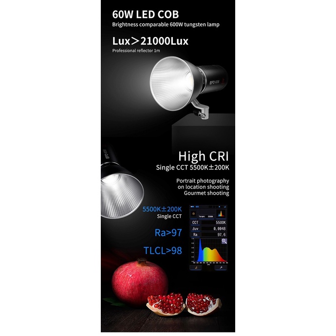 Đèn led quay phim Jinbei EFD-60M