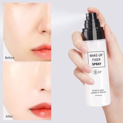 Xịt Nhũ Khóa Nền Khóa Lớp Trang Điểm Star Flash Make Up Spray 8 Hours Wear Cấp Âm Tức Thì Cho Làn Da | BigBuy360 - bigbuy360.vn