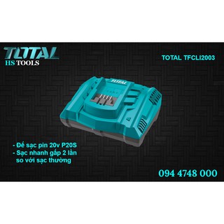 Đế sạc nhanh pin 20v p20s total tfcli2003