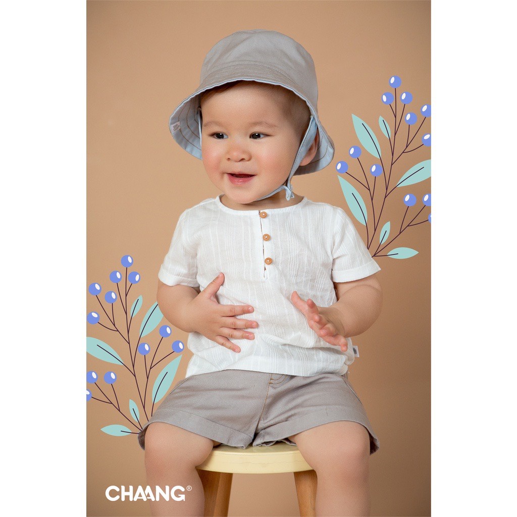 Chaang áo cộc tay bổ trụ summer cho bé SS2021D02