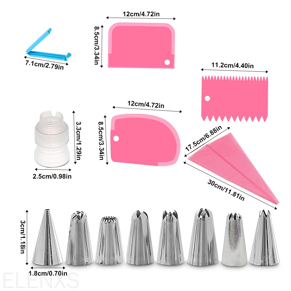 Bộ 14 đuôi bắt bông kem màu sắc ngẫu nhiên