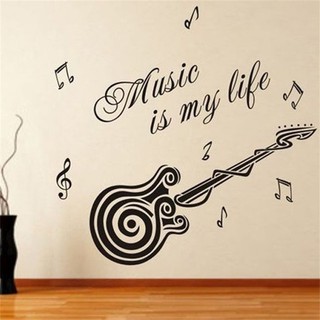 Miếng Dán Tường Hình Đàn Guitar