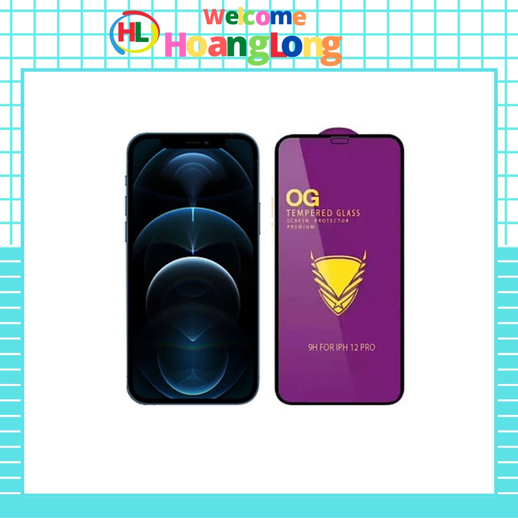 Kính cường lực Full màn 9H OG 6/6plus/6s/6s plus/6/7/7plus/8/8plus/x/xs/xs max/11/11 pro/11 promax