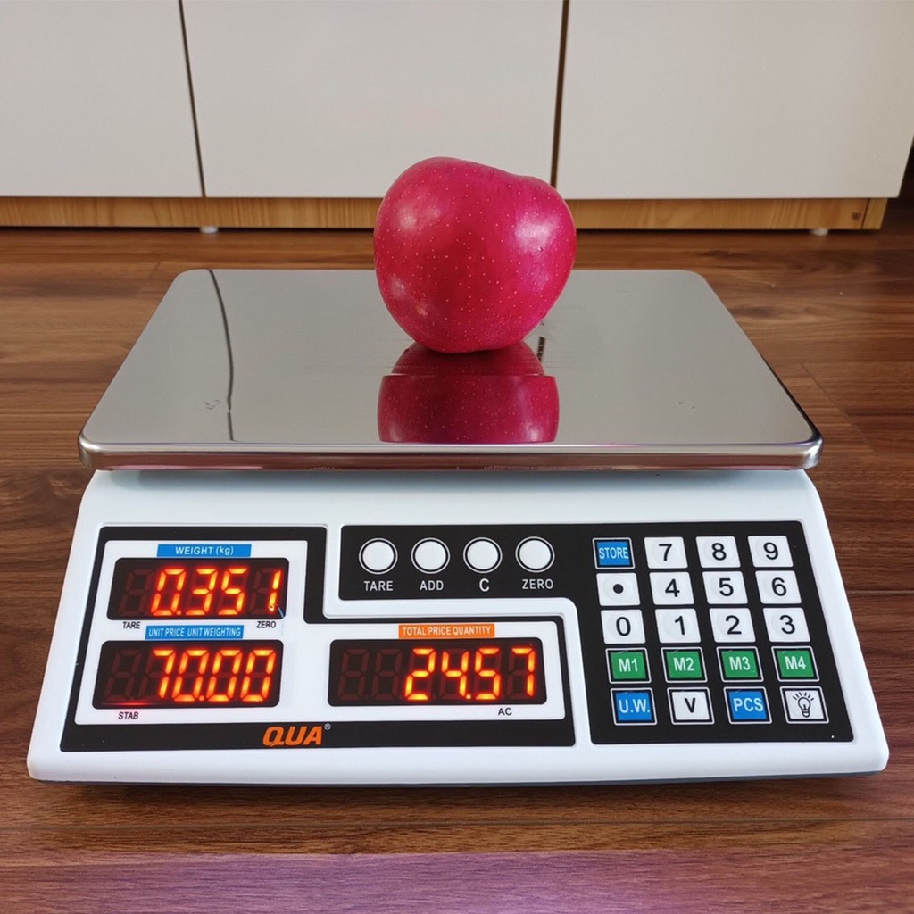 Cân Tính Tền 30kg/100gam QUA 810 ĐÀI LOAN - Cân điện tử Bán Hàng cao cấp - Bảo hành 24 tháng [ SẴN HÀNG ]