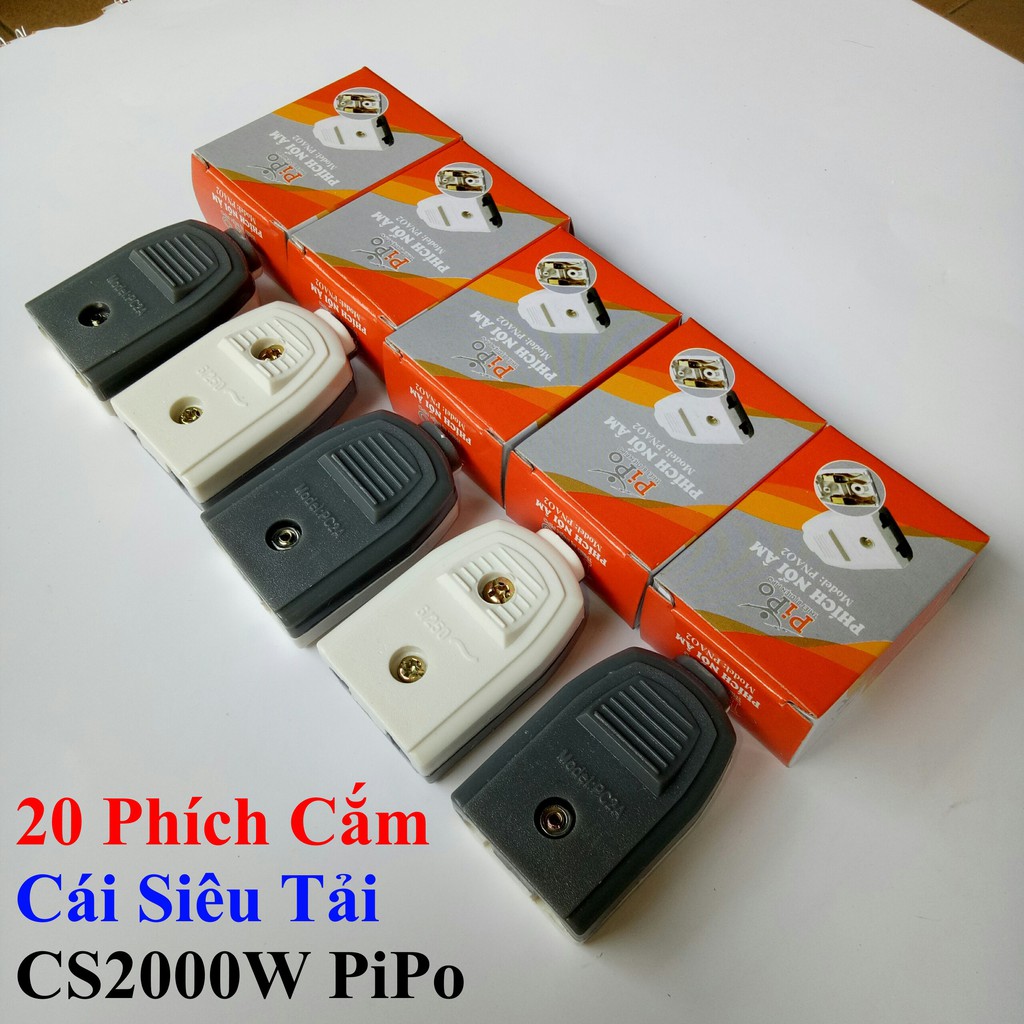 [COMBO] 20 Phích Cắm Cái Siêu Tải CS2000w PiPo