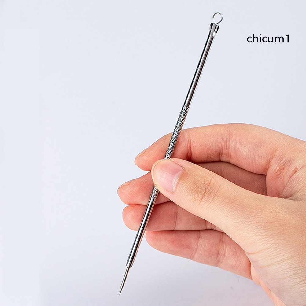 [Hàng mới về] Bộ 4 Kim Nặn Mụn Đầu Đen Dễ Dùng Tiện Lợi Thân Thiện Với Làn Da