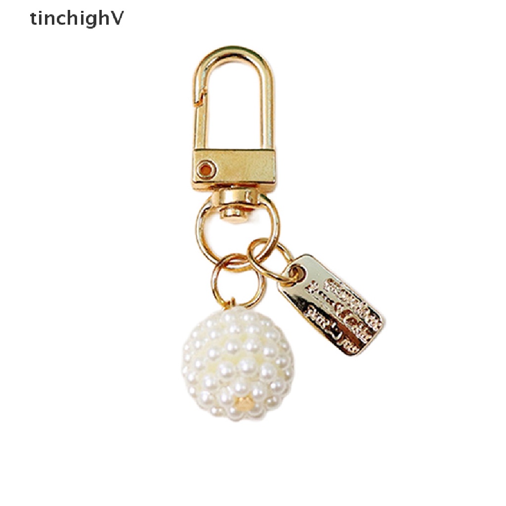 [TinchighV] Móc Khóa Ba Lô / Móc Khóa Hình Vuông Đính Ngọc Trai / Hoa Hình Học [Mới]