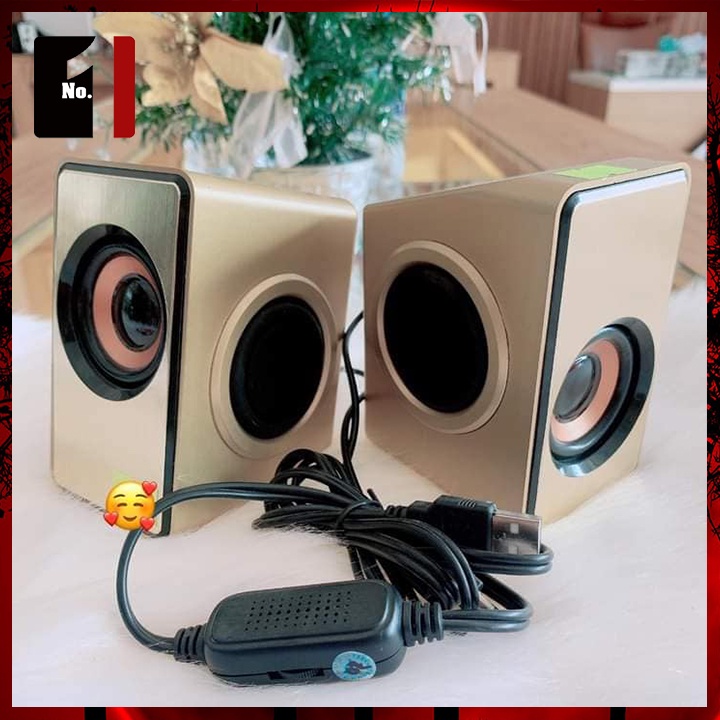 Loa Máy Tính Để Bàn Mini Cao Cấp 2.0 FT-2048 Loa Nghe Nhạc Vi Tính Laptop Pc Có Dây