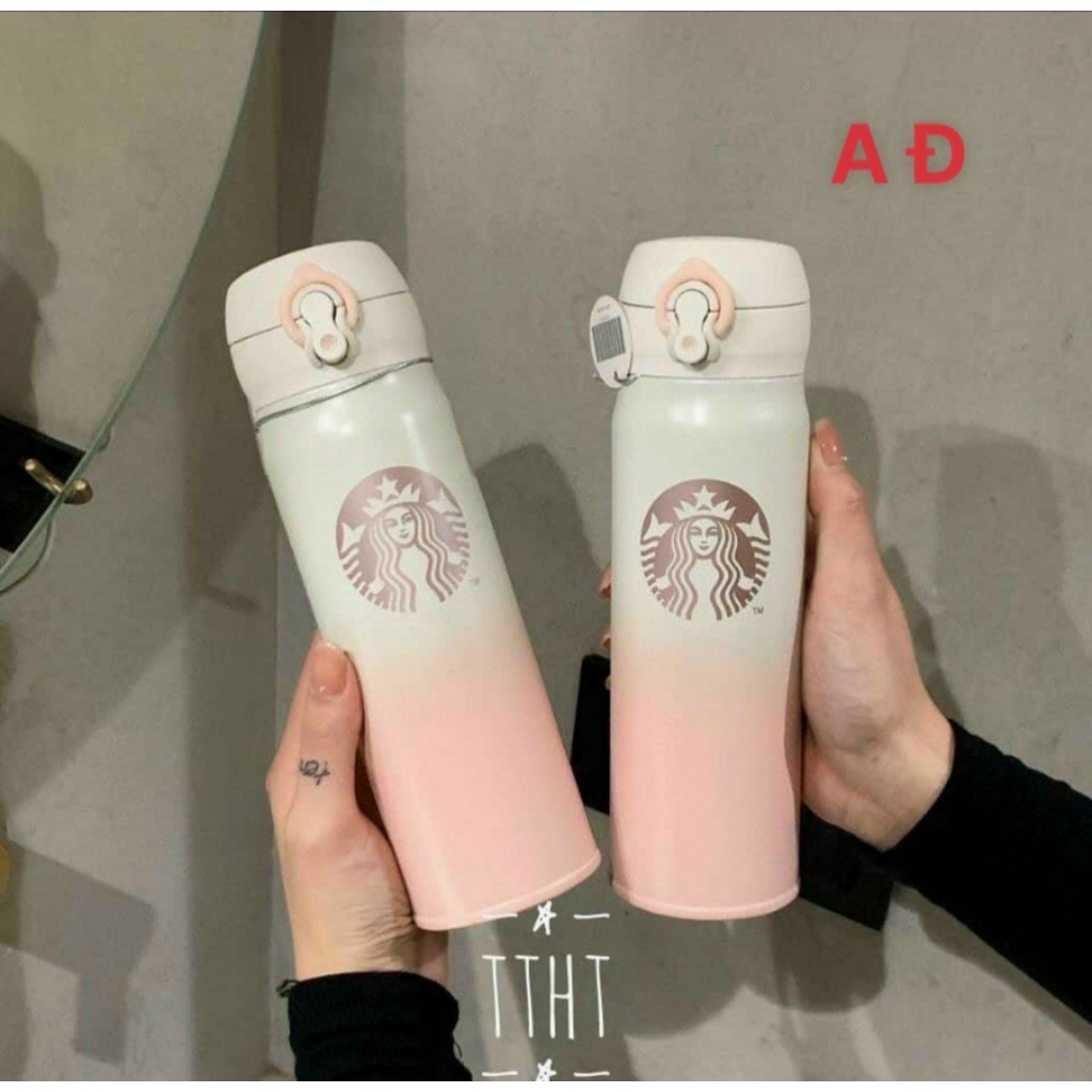 Bình giữ nhiệt 500ML hồng cute