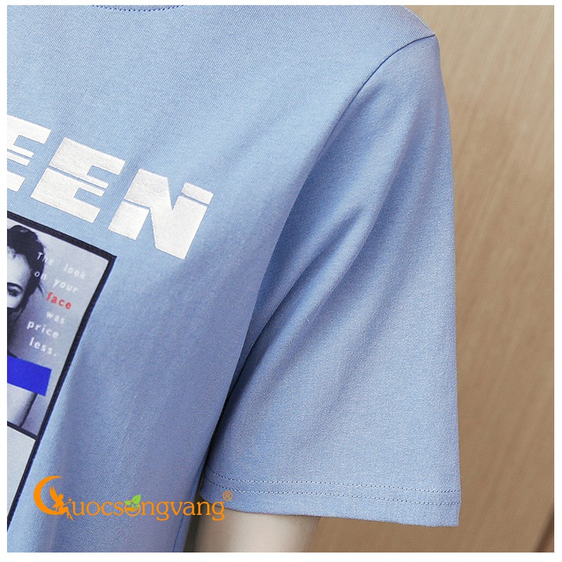 Váy đầm big size nữ váy đầm suông ngắn tay GLV097 Cuocsongvang
