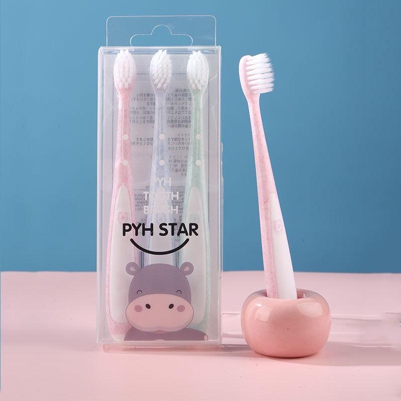PVN49371 Set 3 Bàn Chải Đánh Răng Kháng Khuẩn Chống Viêm Lợi Cho Bé Từ 2-7 Tuổi Giá Rẻ