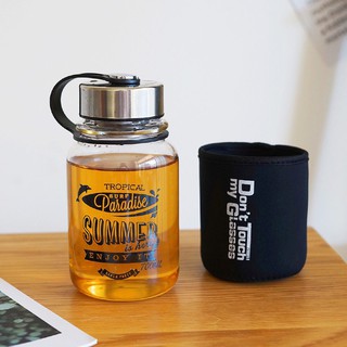 BÌNH NƯỚC THỦY TINH DETOX SUMMER 700ML
