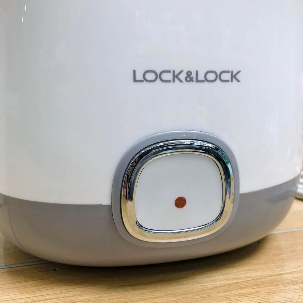 Máy làm sữa chua Lock&Lock EJY110SLV  cốc nhựa cao cấp- Hàng chính hãng bảo hành 12 tháng