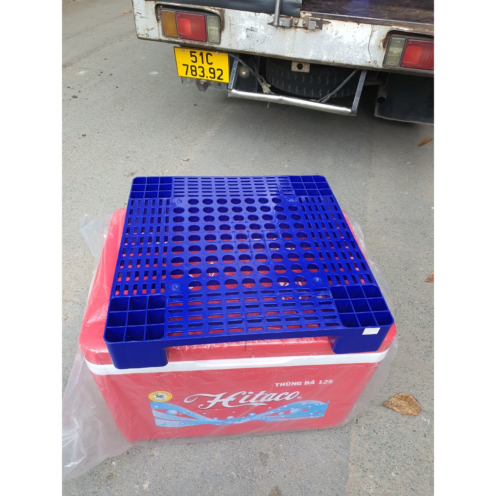 Pallet Vuông Hiệp Thành Kích thước 600 × 600 × 1000 mm ( tải trọng 200 kg )