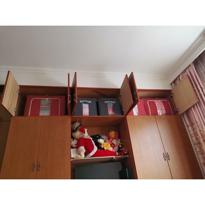 Túi đựng quần áo khung sắt 66l trong suốt cao cấp (Loại 1)