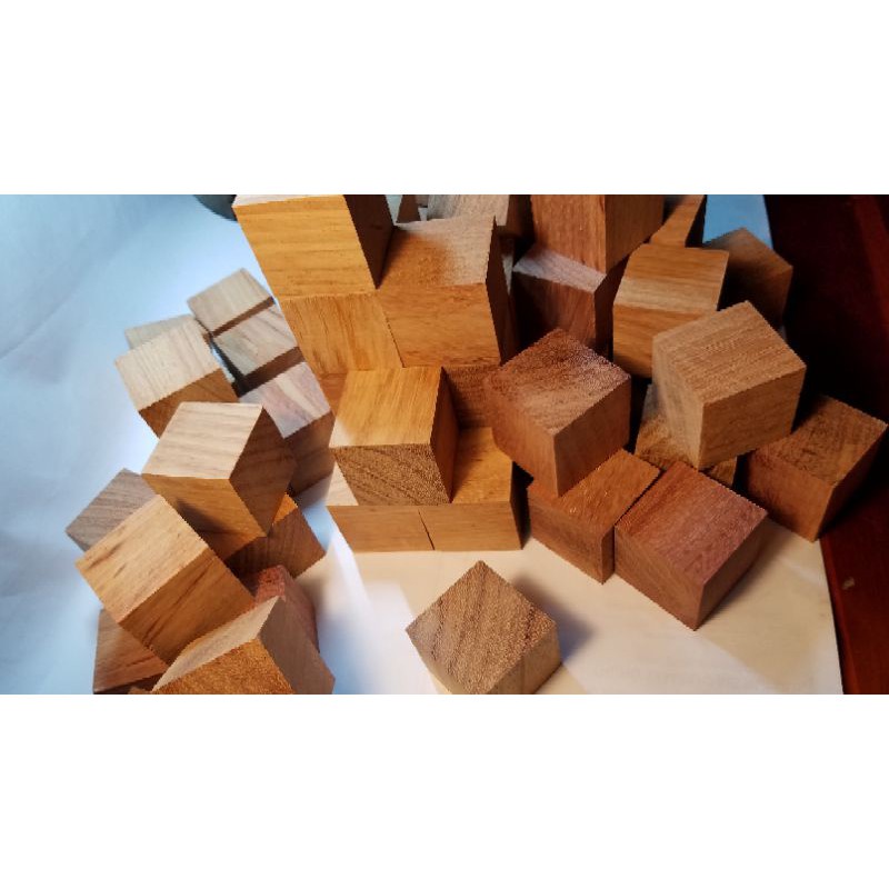 60 khối gỗ lập phương /cube 4cm hàng loại 1 Free Ship