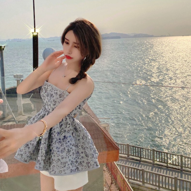 Áo sơ mi nữ hai dây Emilyshop