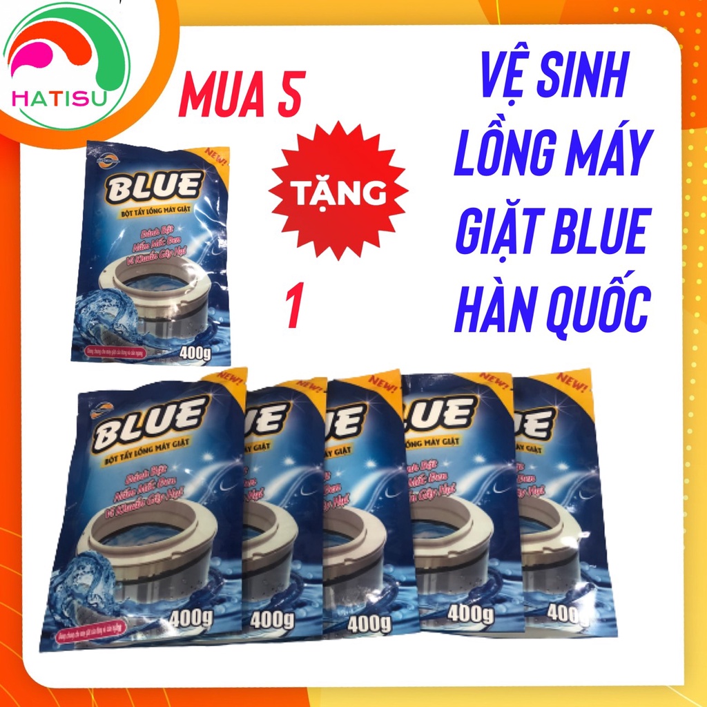 Mua 5 tặng 1 Túi vệ sinh lồng máy giặt Blue Hàn Quốc HaTisu