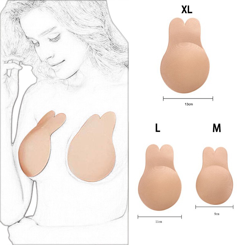 Set 2 Áo Lót Dán Nâng Ngực Tự Dính Có Thể Tái Sử Dụng Dành Cho Nữ