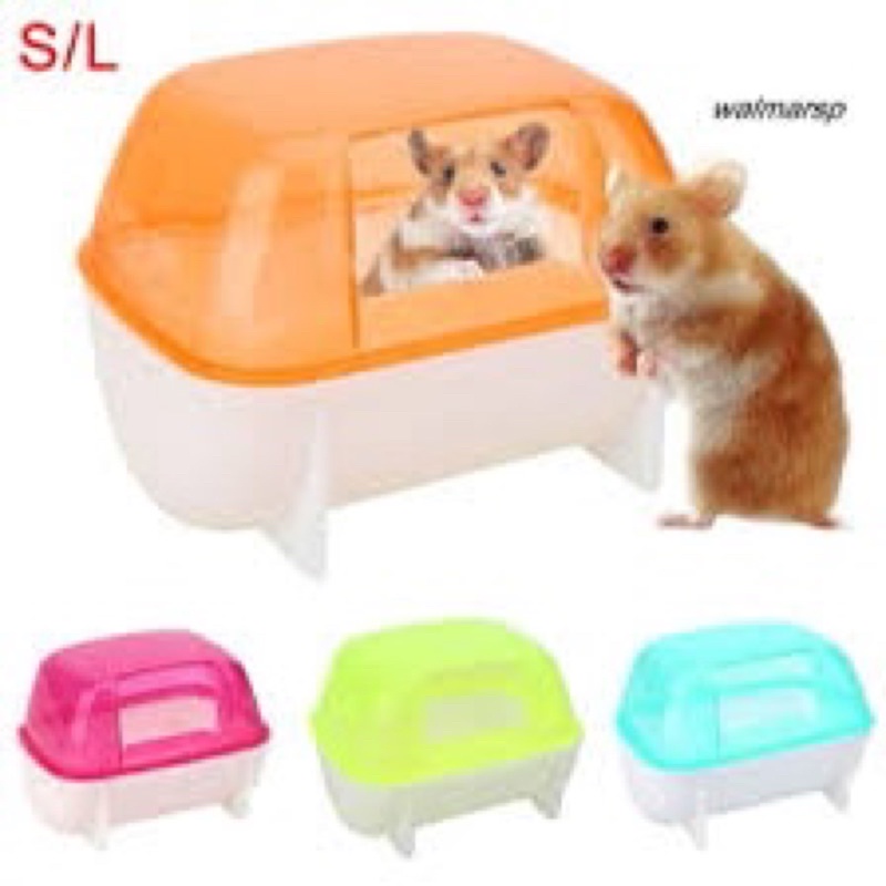 Nhà tắm nhựa các size cho Hamster, Nhím, Sóc, Chuột