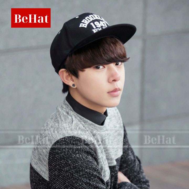 [HOT TREND] Mũ Nón Snapback Brooklyn Phong Cách Hàn Quốc, Hàng Xuất Chất Vải Cotton Dày, Thoáng mát Khi Đội