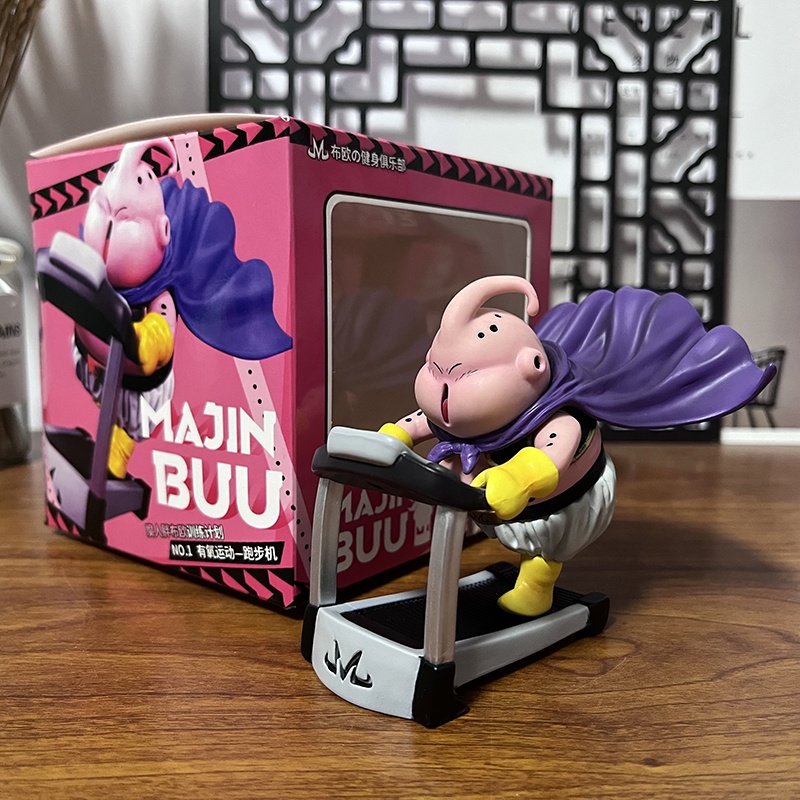 Mô Hình Nhân Vật Majin Buu Cưỡi Xe Đạp Bằng PVC 9-16cm