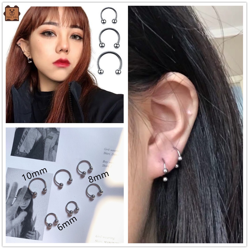 1 chiếc khuyên tai hình chữ U cá tính