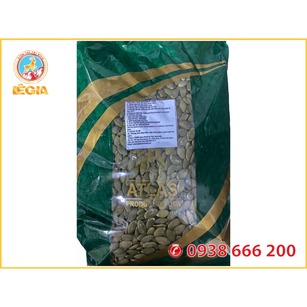 Hạt Bí PUMPKIN SEEDS Cao Cấp Nhập Khẩu 1KG