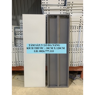 Mâm sàn kệ sắt v lỗ đa năng 30cm x 120cm lắp đặt cho kệ sắt v lỗ lắp ghép đa năng