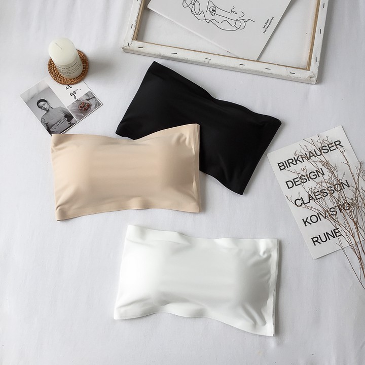 ÁO LÓT không dây/ Áo BRA QUÂY NGANG FREESIZE THUN LẠNH CÓ MÚT THÔNG HƠI CHỐNG TỤT FREESIZE 6689