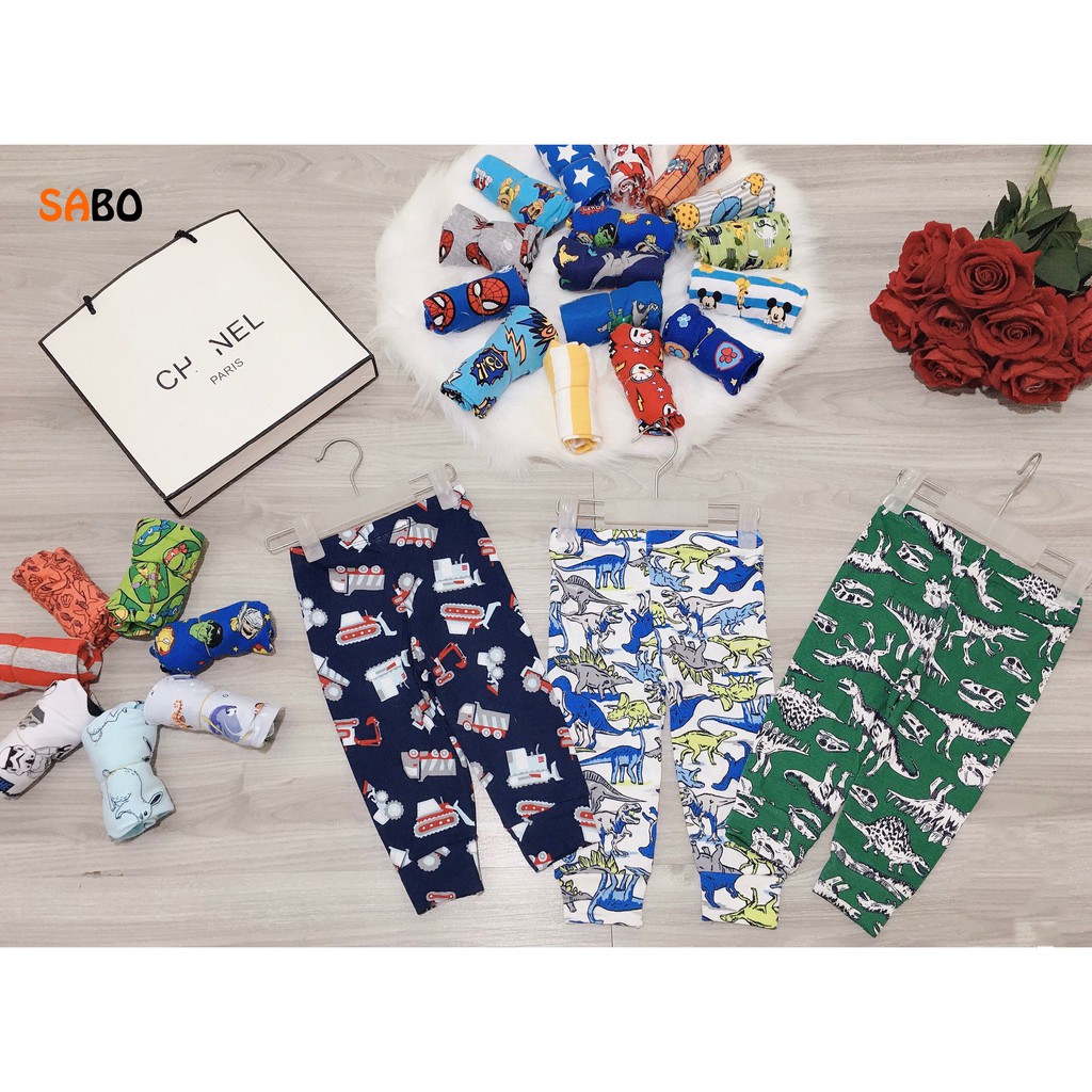 (CHUẨN LOẠI 1] Quần Dài Bozip Cho Bé Yêu Từ 7-18kg, Chất Cotton Bozip Xuất Dư Chuẩn