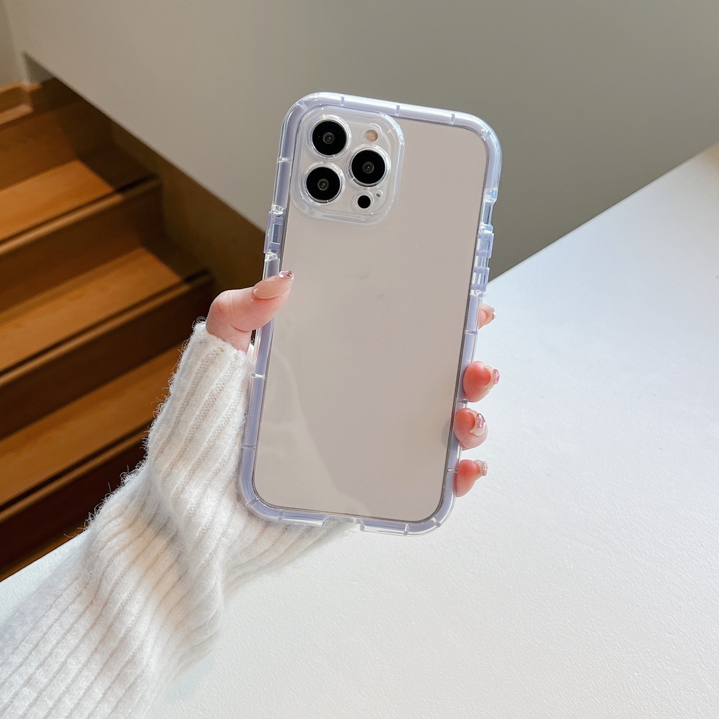 Ốp Điện Thoại Mềm Trong Suốt Màu Dạ Quang Cho iphone 13-7P 11pro 13 12 11 pro Max X XS Max XR 7 8 PLUS