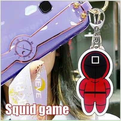 Móc Khóa Con Mực  𝐅𝐑𝐄𝐄𝐒𝐇𝐈𝐏  Móc Khóa Nhân Vật Squid Game Ngộ Nghĩnh - GIA DỤNG HÀ NỘI