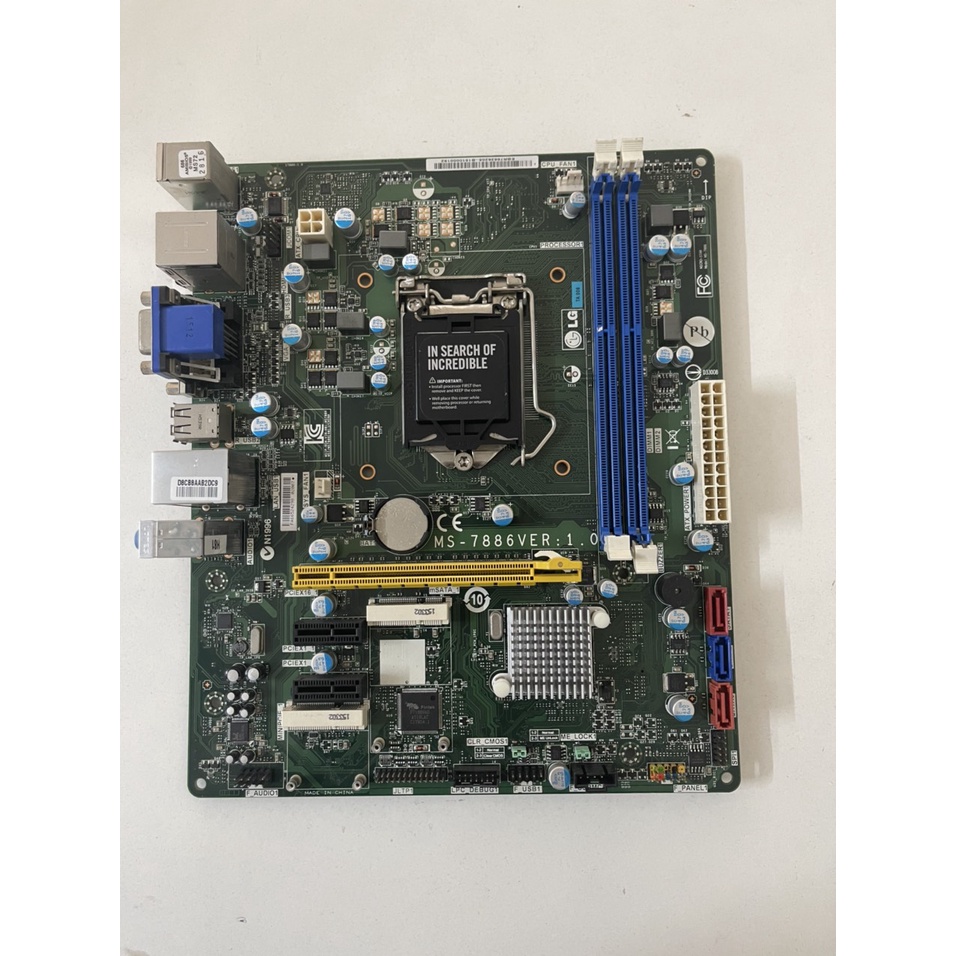 Mainboard Intel H81 MS-7886 (Intel H81, Socket 1150, m-ATX, 2 khe Ram DDR3) - Renew Bảo Hành 24 Tháng