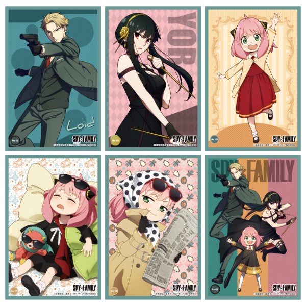Pack Thẻ Bài Sticker Spy x Family Chính Hãng Chưa Bóc mới 100% - Ensky