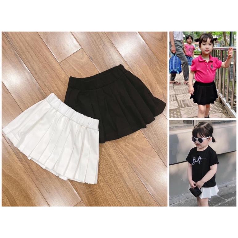 (Hàng cao cấp thiết kế) chân váy xếp ly umi bé gái