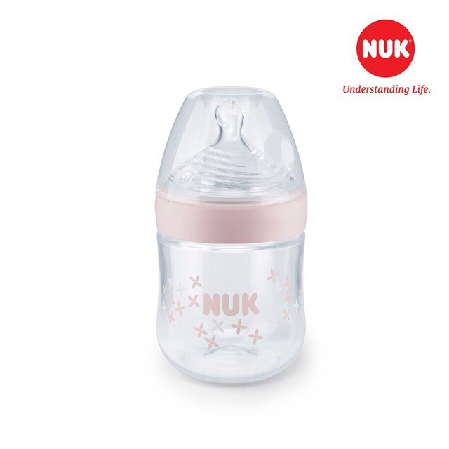 XẢ KHO BÌNH SỮA NUK PP NATURE SENSE 150ML NÚM TI SILICONE S1-M