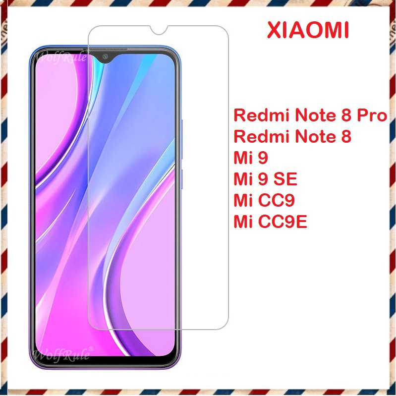 Kính cường lực 2,5d mài cạnh trong suốt không full màn Xiaomi Redmi Note 8/ Note 8 Pro/ Mi 9/ Mi 9 SE/ Mi C9/ Mi CC9E