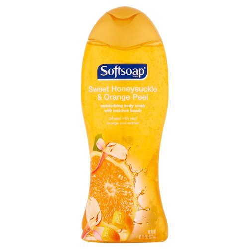 DẦU TẮM CAM MẬT ONG SOFTSOAP BODY WASH, SWEET HONEYSUCKLE AND ORANGE PEEL - 18 FL OZ  532ML