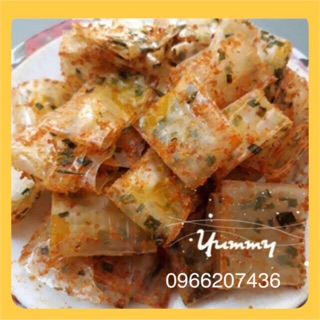 200GRAM BÁNH TRÁNG CUỘN TÔM HÀNH LONG AN ( đựng túi zip bạc )
