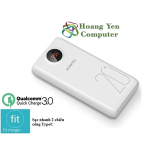 Sạc Dự Phòng Romoss SW20 Pro 20000mAh QC3.0 Và Sạc Nhanh 2 Chiều Type C - BH 1 Năm - Hoàng Yến Computer
