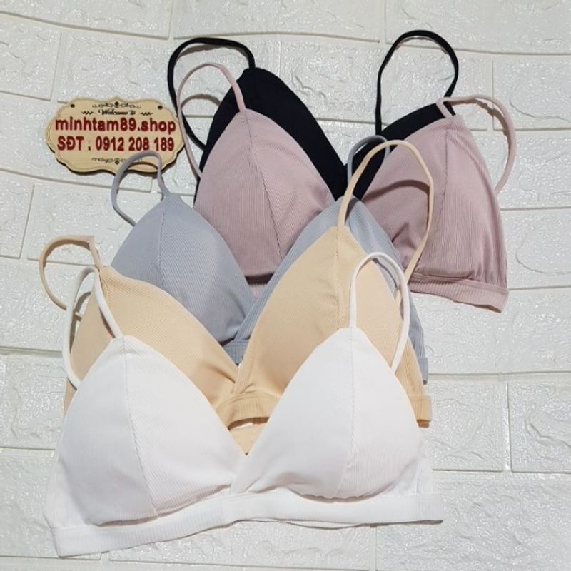 Áo bra su tăm lạnh siêu mềm.Có móc cài * Shop có che tên sản phẩm*