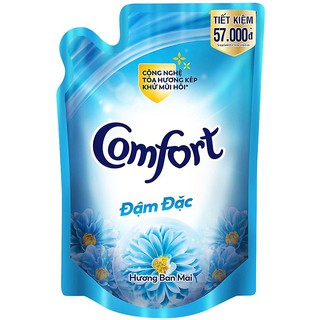 Nước xả vải comfort đậm đặc hương ban mai túi 1.6l