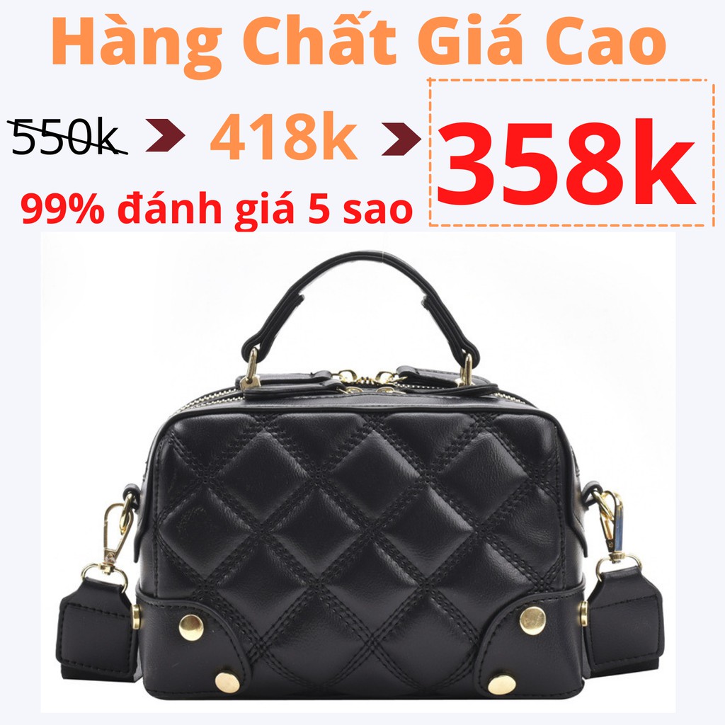 [GIẢM THÊM 6 - 11% KHI NHẮN TIN CHO SHOP] Túi xách nữ đeo chéo đẹp dáng vuông công sở phong cách châu Âu 0016