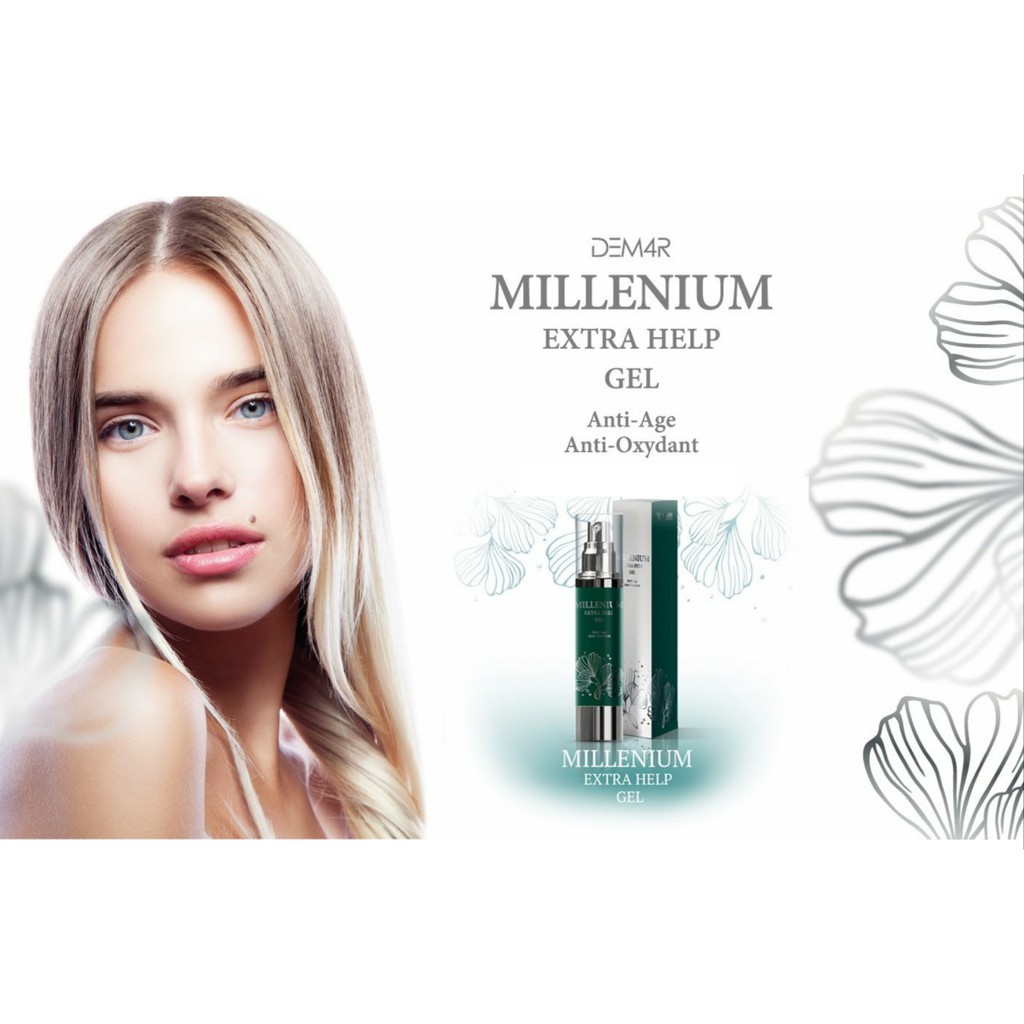 [ CHÍNH HÃNG ] Gel MILLENIUM EXTRA HELP GEL dem4r, vision , tốt cho da chai 50ml
