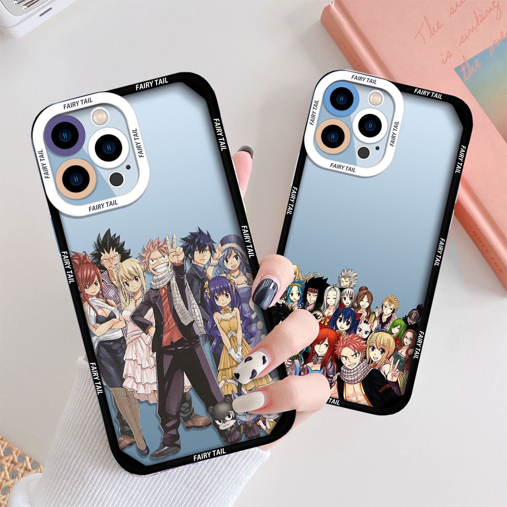 Vỏ Điện Thoại Mềm Fairy Tail Tương Thích Cho iPhone 13 11 12 Pro Max SE2020 SE2022 7 8 7Plus 8Plus Anime In Màu Biên Giới Silicon Bảo Vệ